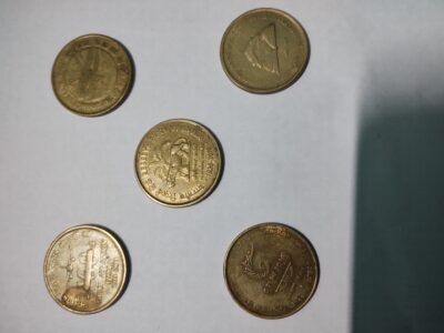 5 rupees Mata Vaishno devi and numimistick coins