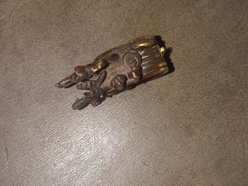 19 century brass fertility ring madhya pradesh