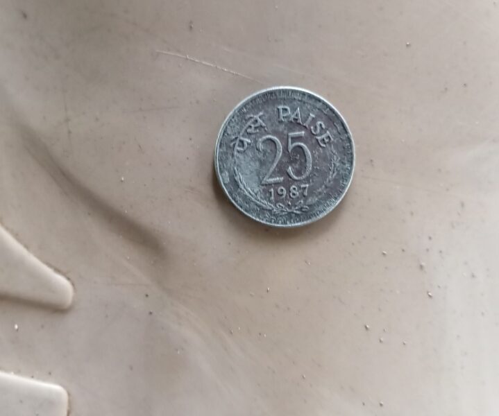 25 paisa coin 1987