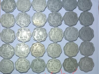 10 paise copper Nickel