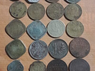 Old indian coins