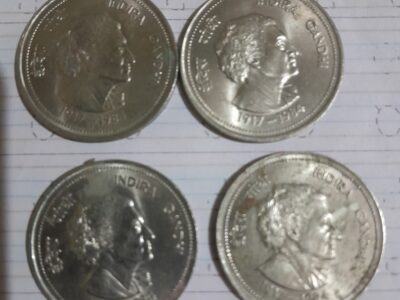 Indira Gandhi coins